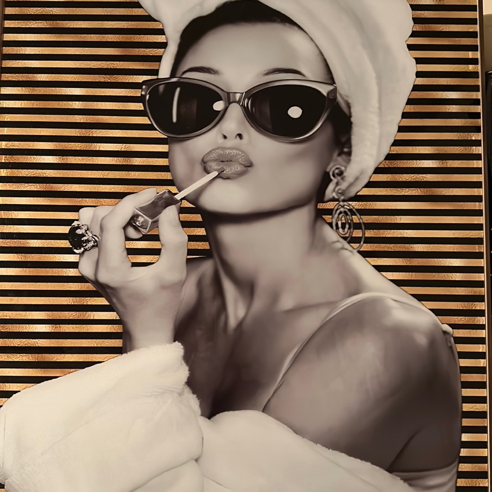 Audrey Hepburn Ex Large Framed Picture